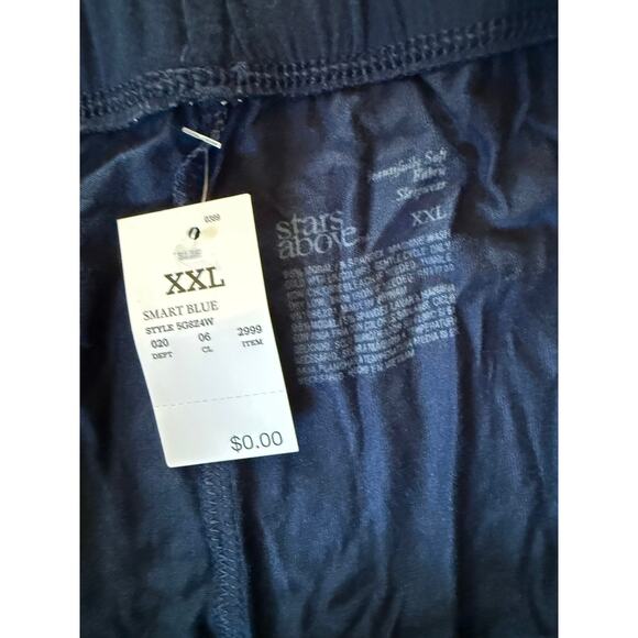 NWT Stars Above blue two piece silky soft pajama set - Picture 2 of 4